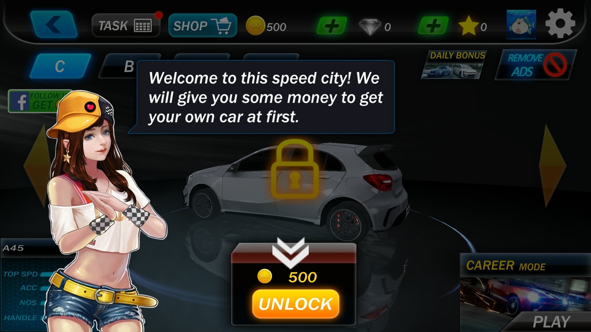 street racing 3d speed car