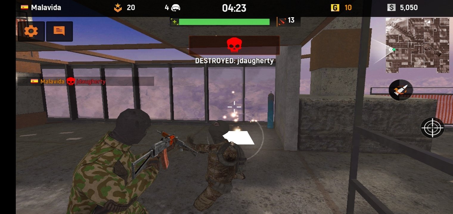 striker zone mobile: online shooting games