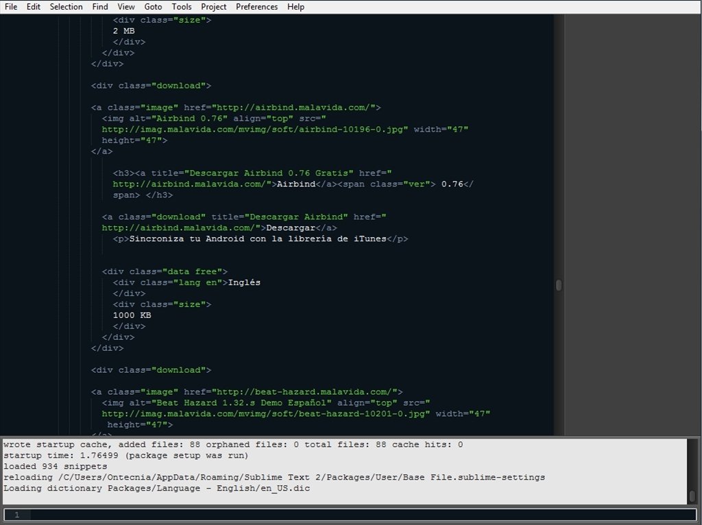 sublime text editor free download