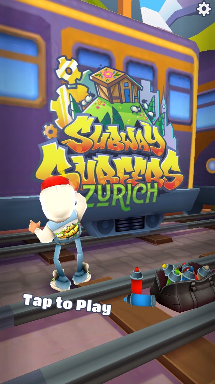 Game Subway Surfers Zurich online. Play for free