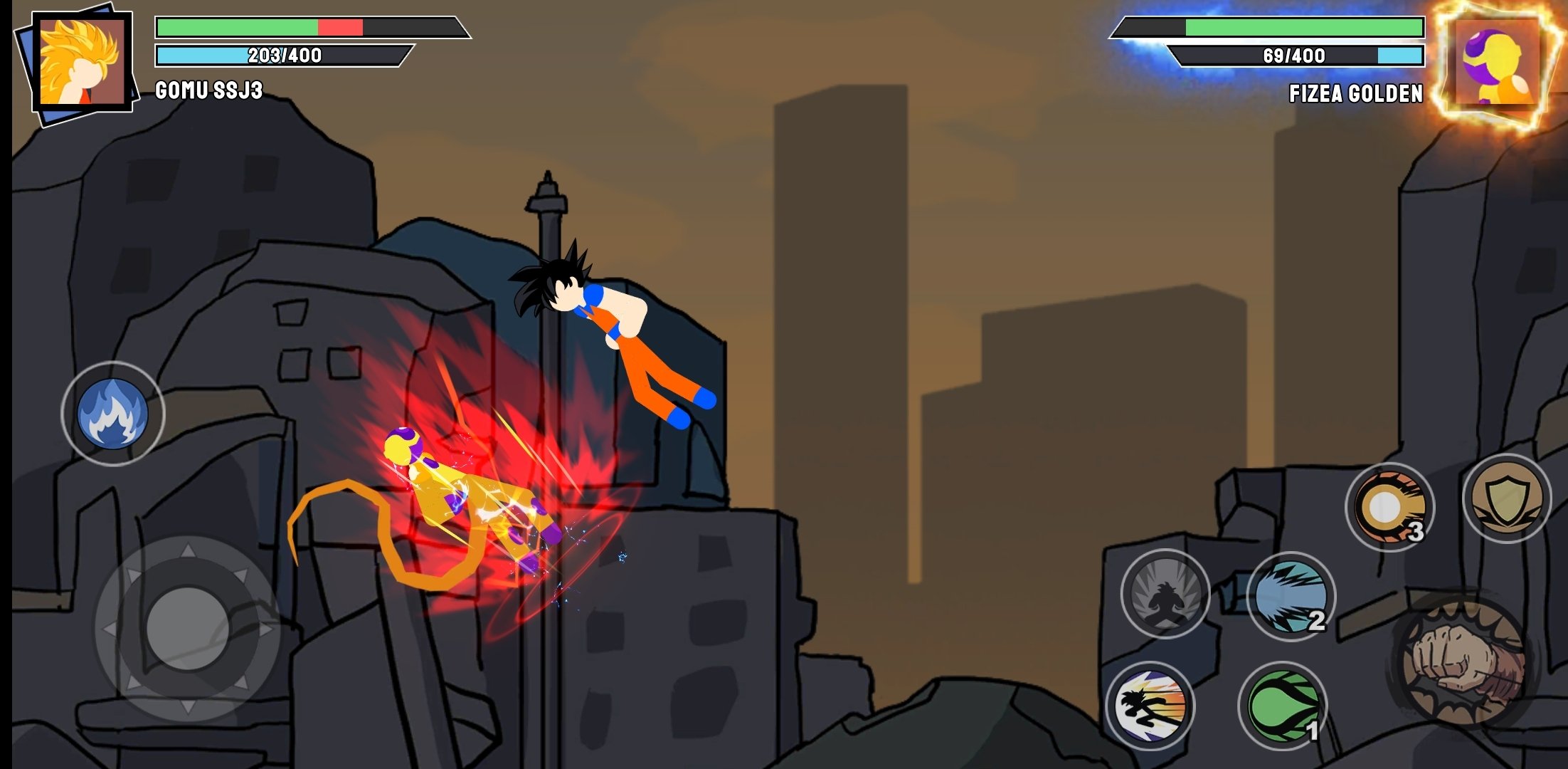 Download Stickman Fight Dragon Warriors (MOD) APK for Android