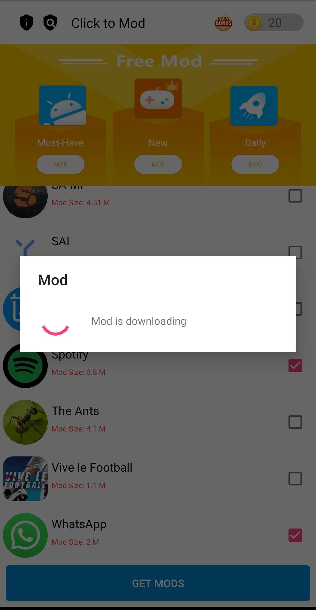 Application mod Jenny Mod