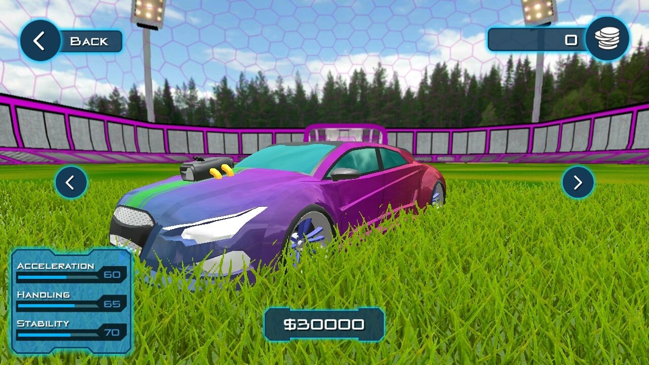 Super RocketBall é um jogo de futebol com carros disponível para