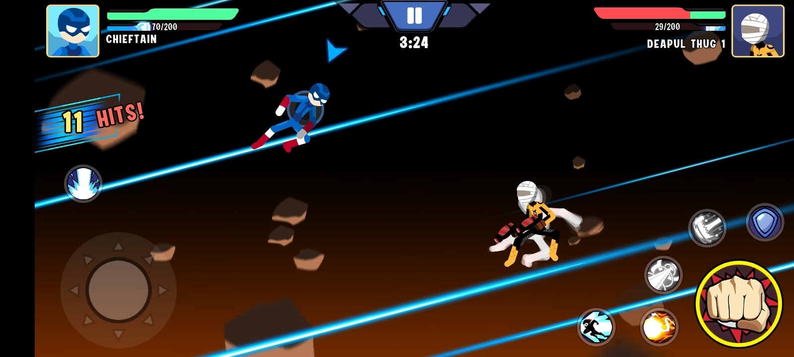 Super Stickman Heroes Fight 4.0 - Скачать для Android APK бесплатно