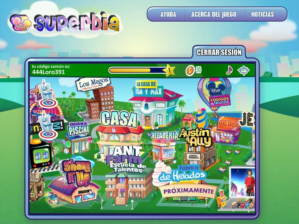 disney superbia game