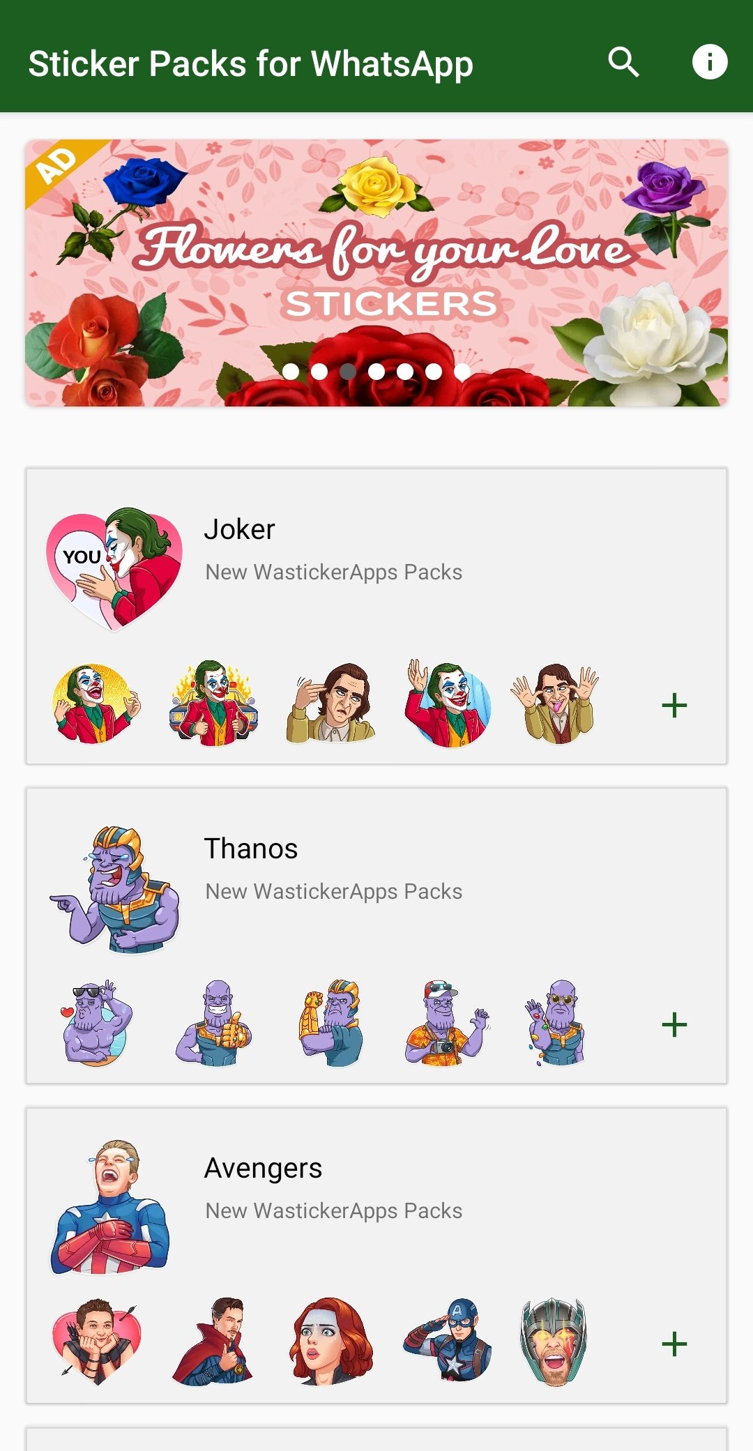 SuperHero Stickers for WhatsApp 5.29 - Скачать для Android APK бесплатно