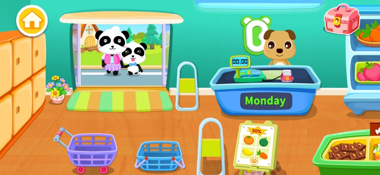 Baby Panda's Supermarket Android