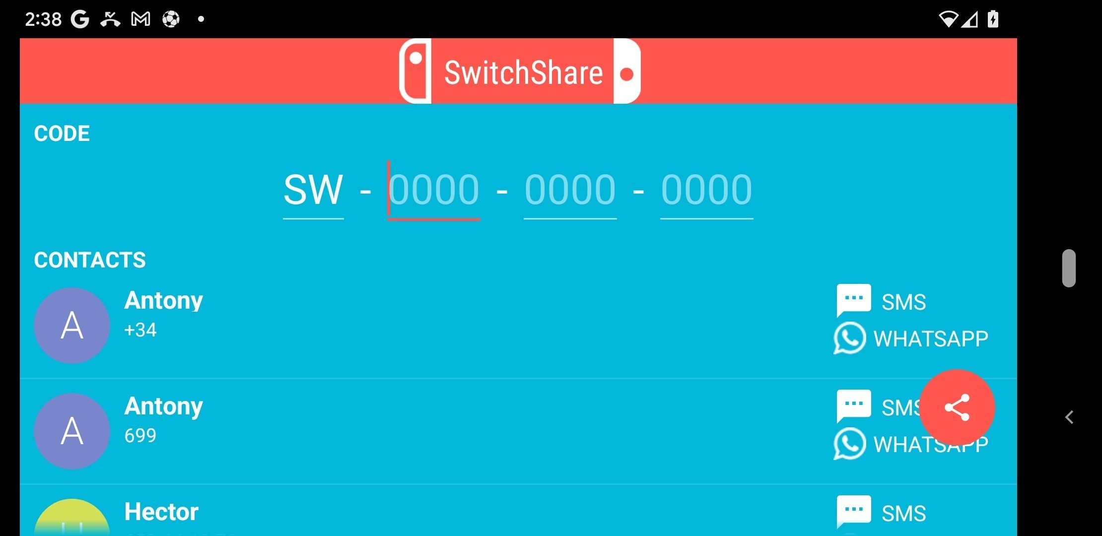 SwitchShare Android