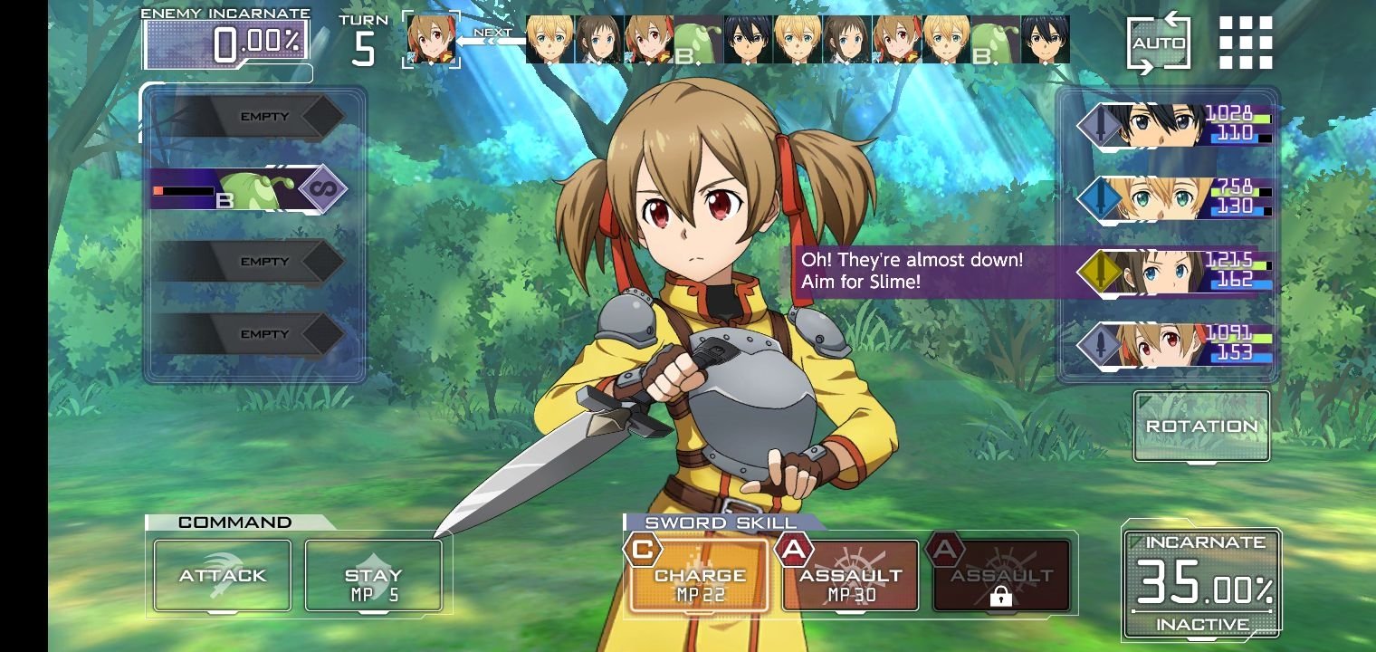 Sword Art Online Alicization Rising Steel 3.7.0 - Скачать для Android APK  бесплатно