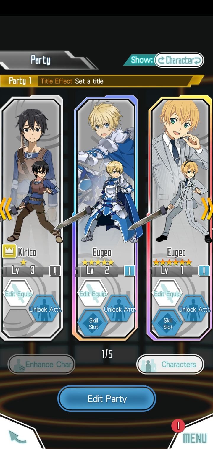 SWORD ART ONLINE: Memory Defrag for Android - Download the APK