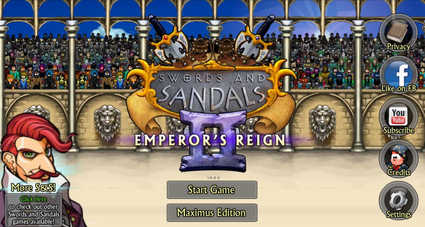 barn Enumerate Serena Swords and Sandals 2 2.2.3 - Android用ダウンロードAPK無料