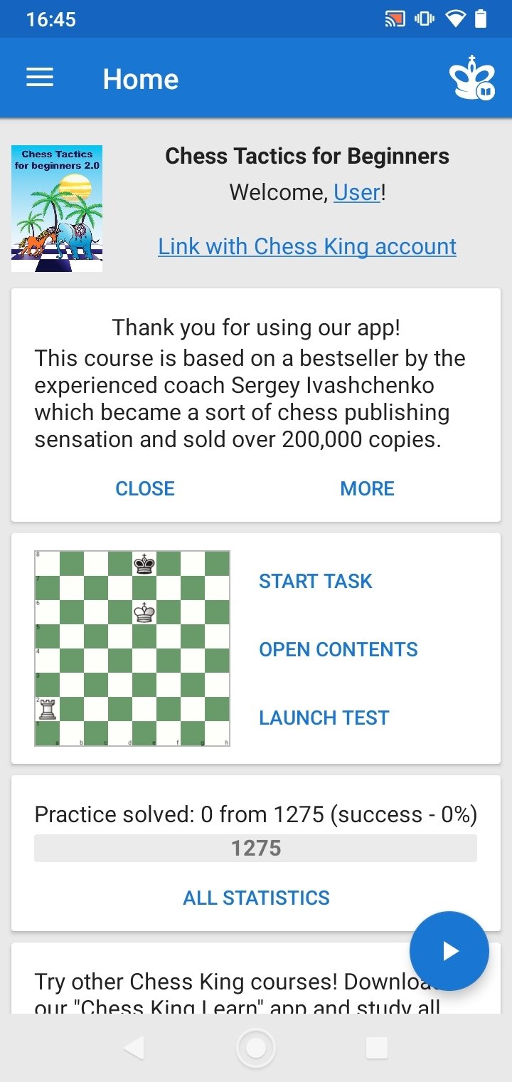 Download do APK de Curso de Xadrez para Android