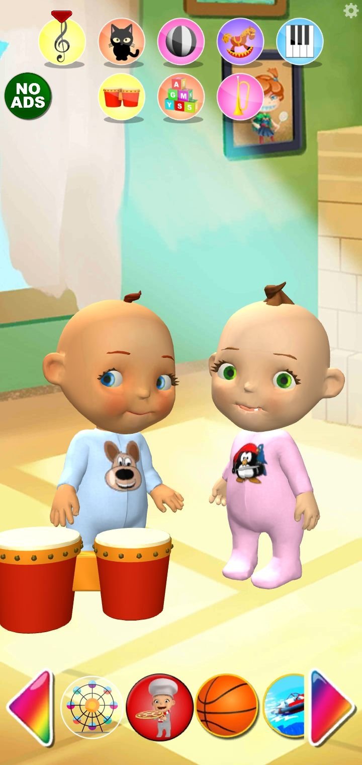 Talking Babsy Baby Game, Virtual Baby Game