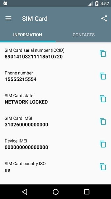 SIM Card Android 