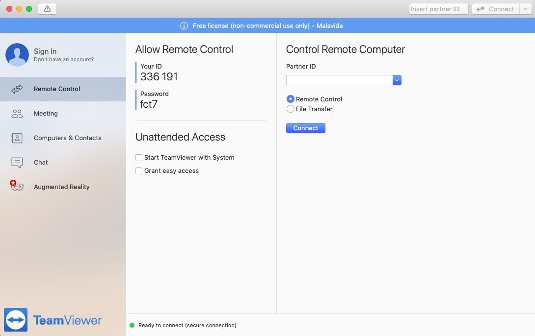 teamviewer for the mac