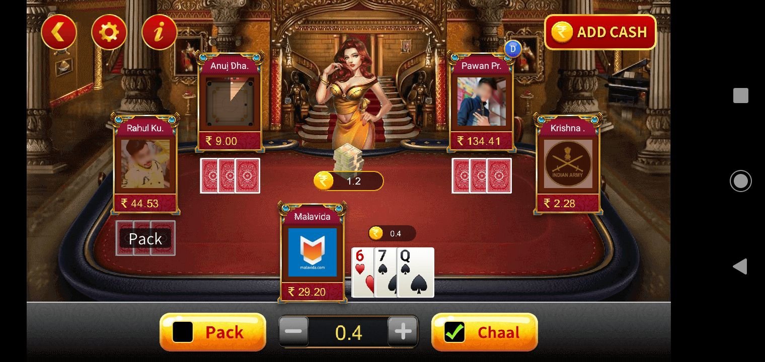 3 patti online game real cash paytm