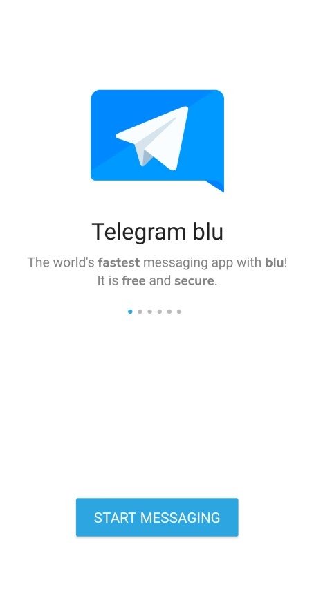 Telegram blu Android