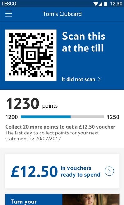 Tesco Clubcard Android 