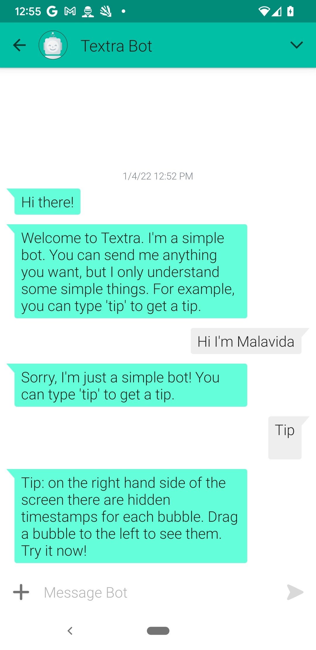 Textra SMS Android