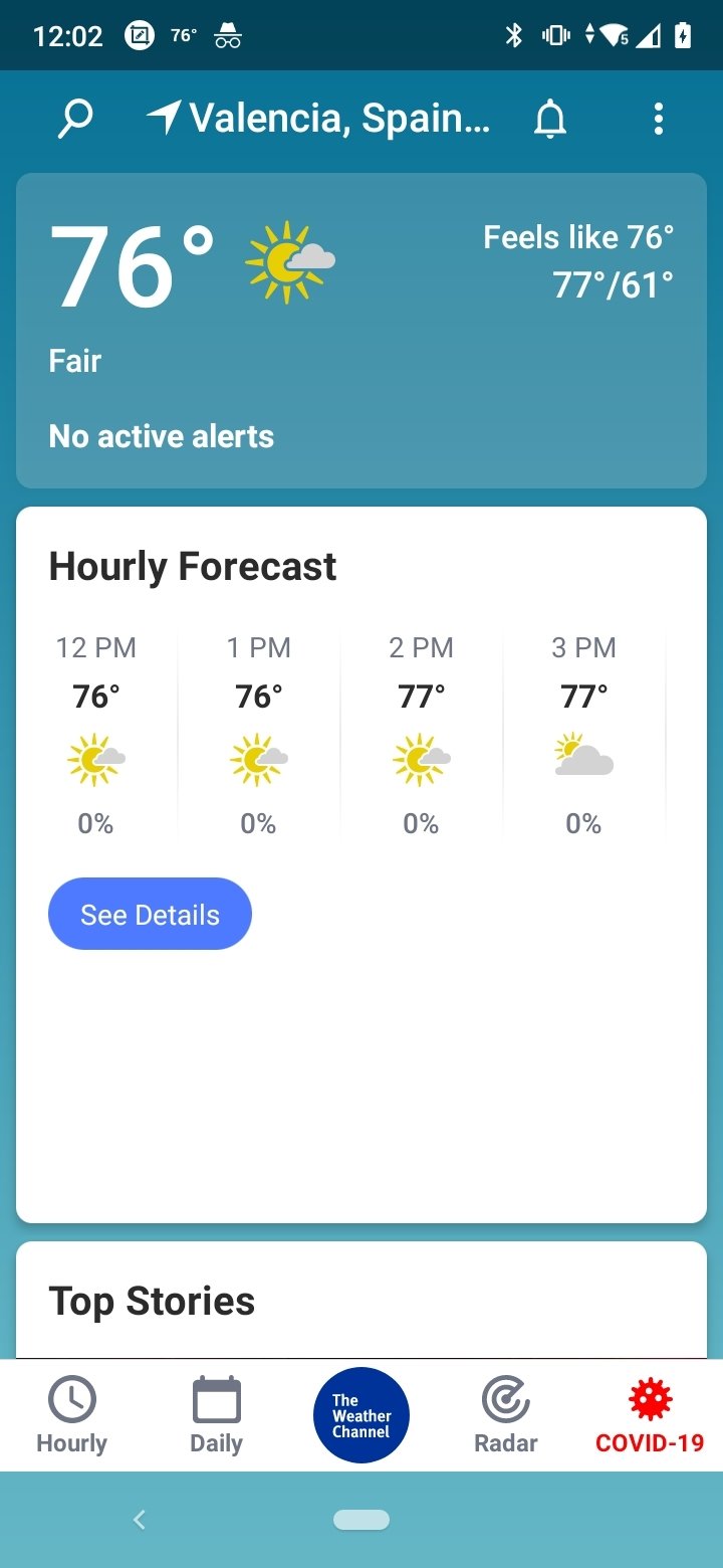 Weather - The Weather Channel Android