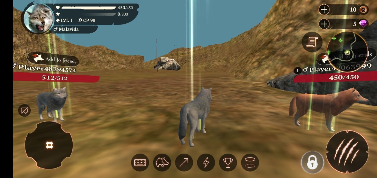 wolf games to download