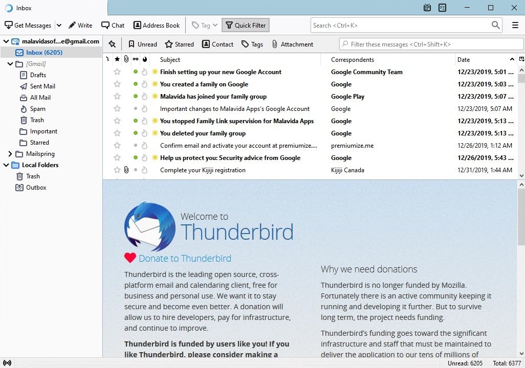 Mozilla Thunderbird 115.1.1 for windows download free