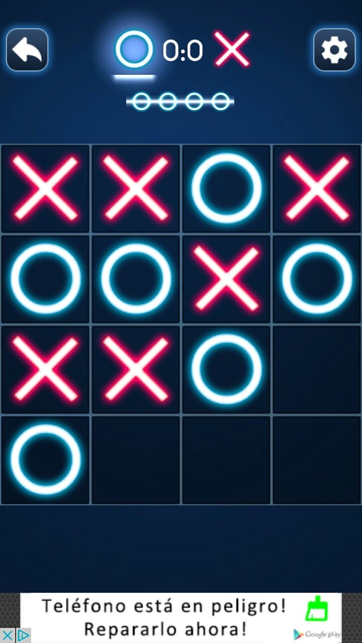 Tic Tac Toe Glow for Android - Download the APK from Uptodown