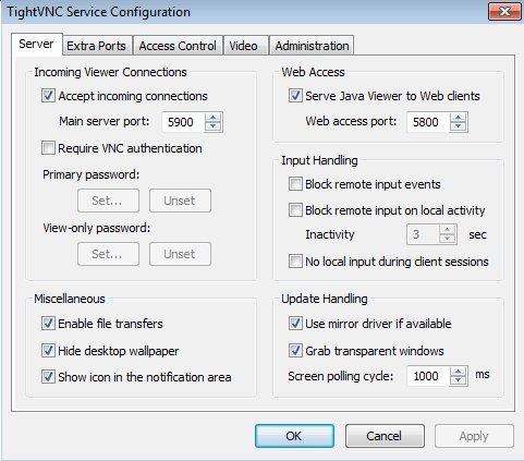 Tightvnc screenshot remote best free vnc server linux