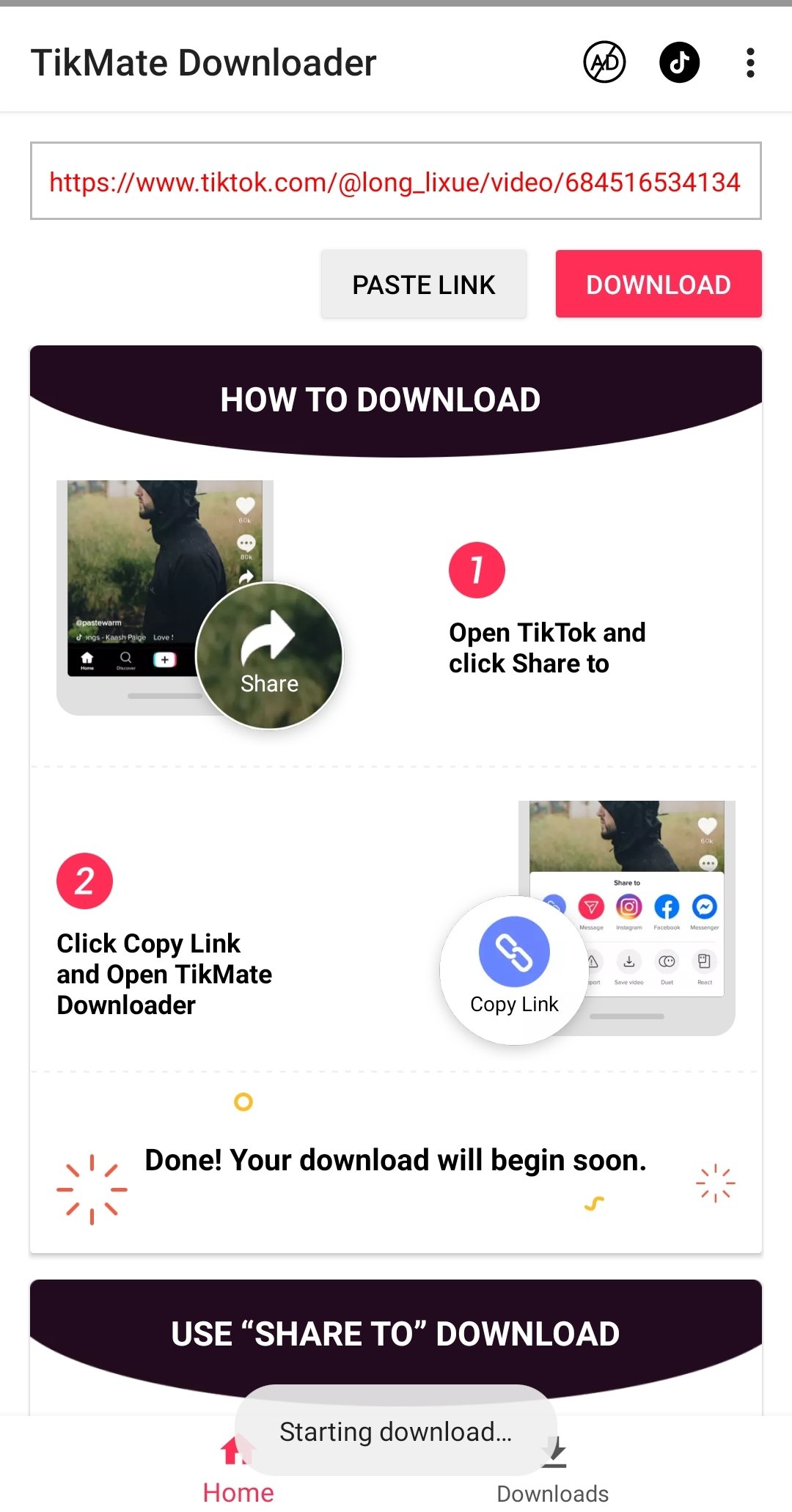 Tikmate - Download video tiktok, Tiktok downloader no Watermark