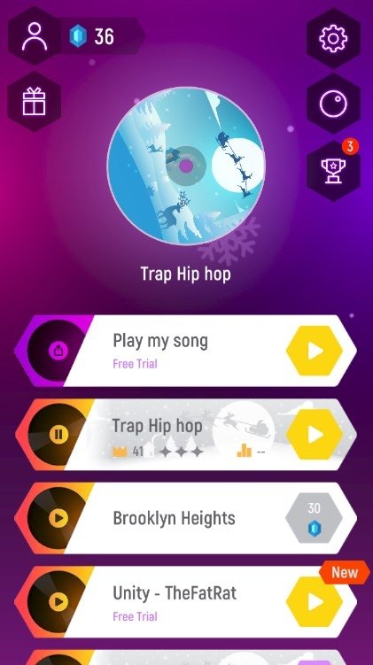 Music Unity-Thefatrat : 5 game Tiles Hop, Hope Ball,Don t Beat