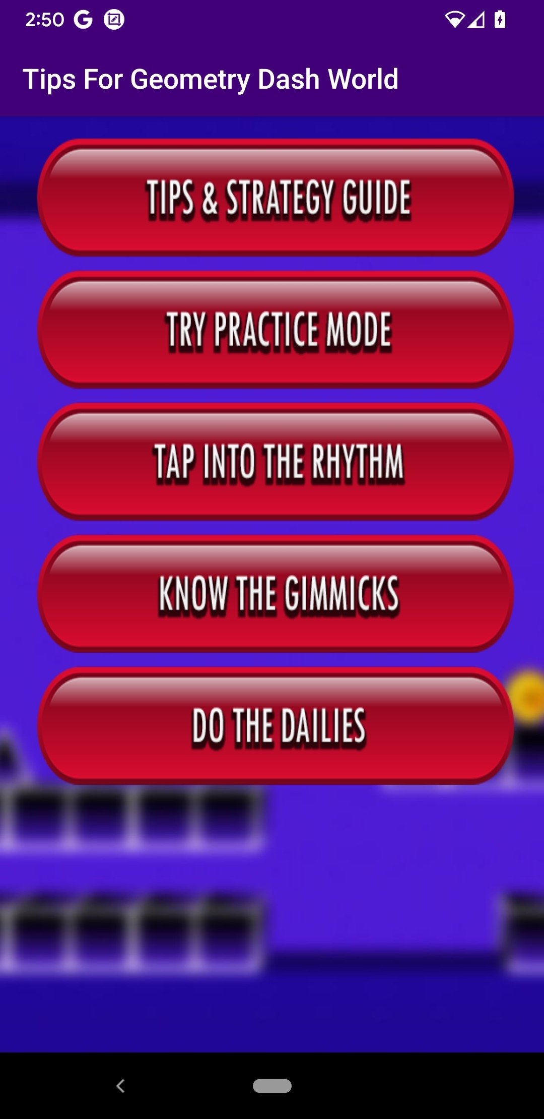 Tips For Geometry Dash World Android