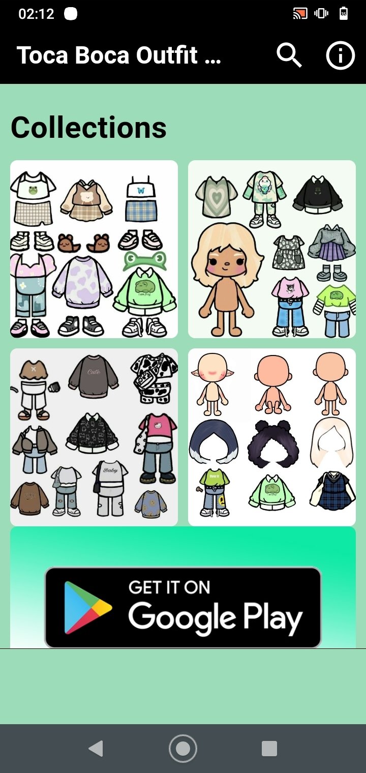 Download do APK de Idéias de roupas de toca boca para Android