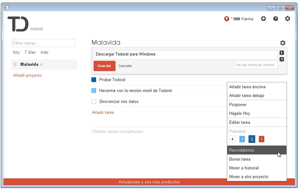 todoist to outlook for mac