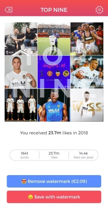 Top Nine for Instagram for Android