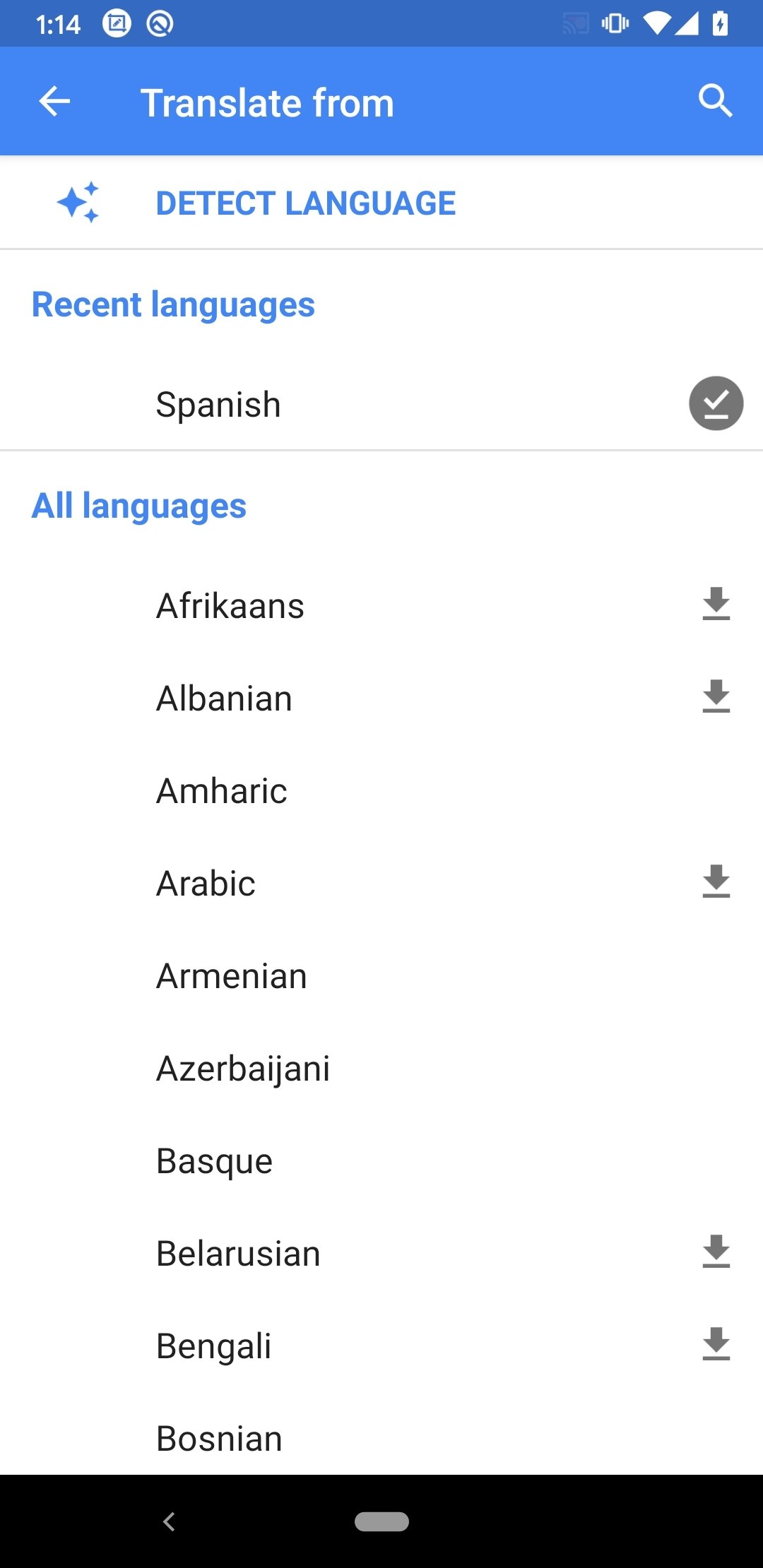 Google Translate para Android - Download