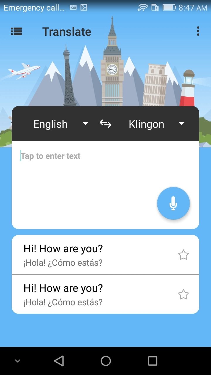 Detector sofá Arte Descargar Traductor de voz y texto 1.6 APK Gratis para Android