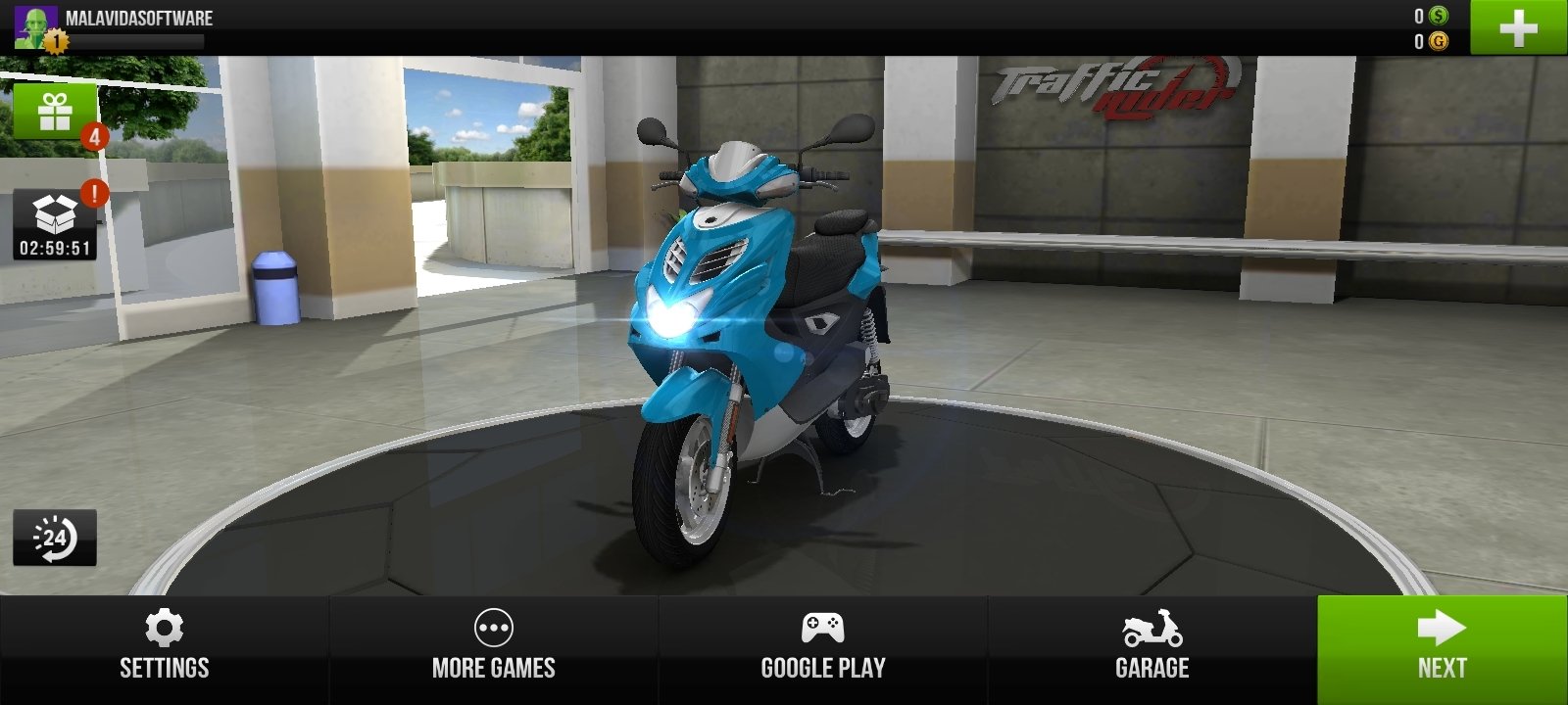 Traffic Rider, um ótimo jogo com motos para Android, iOS e Windows Phone 