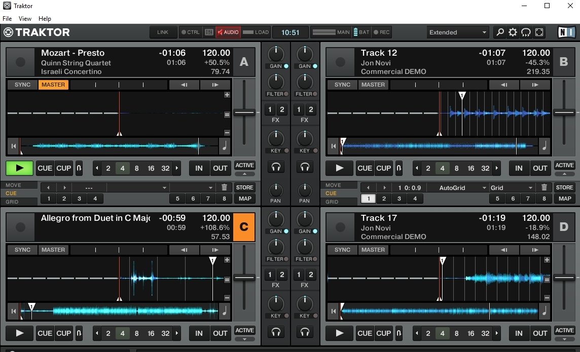 traktor audio 10