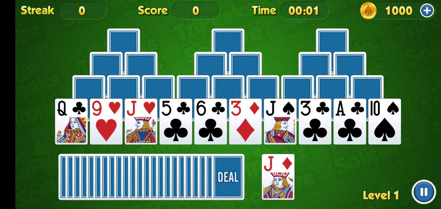 download free tripeaks solitaire