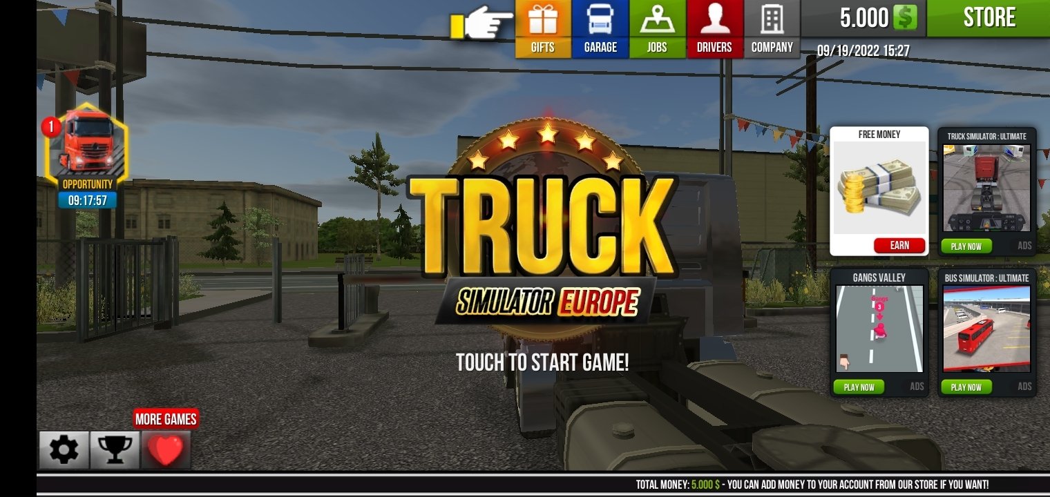 Caminhao Simulator : Europe (1.3.4) download no Android apk