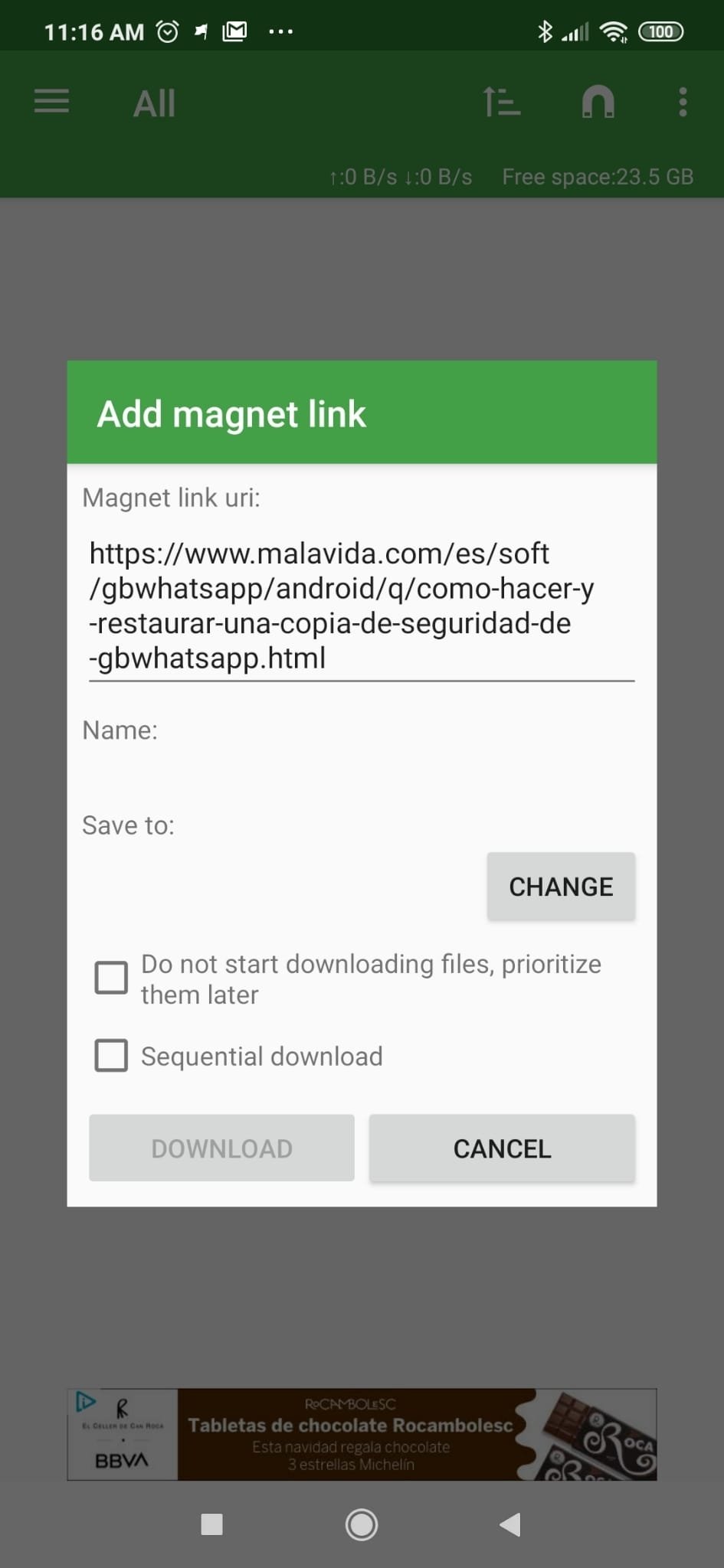 tTorrent Android 