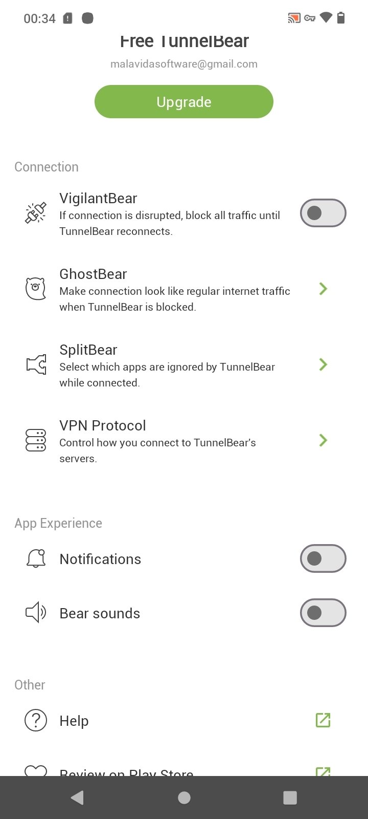 free tunnelbear vpn