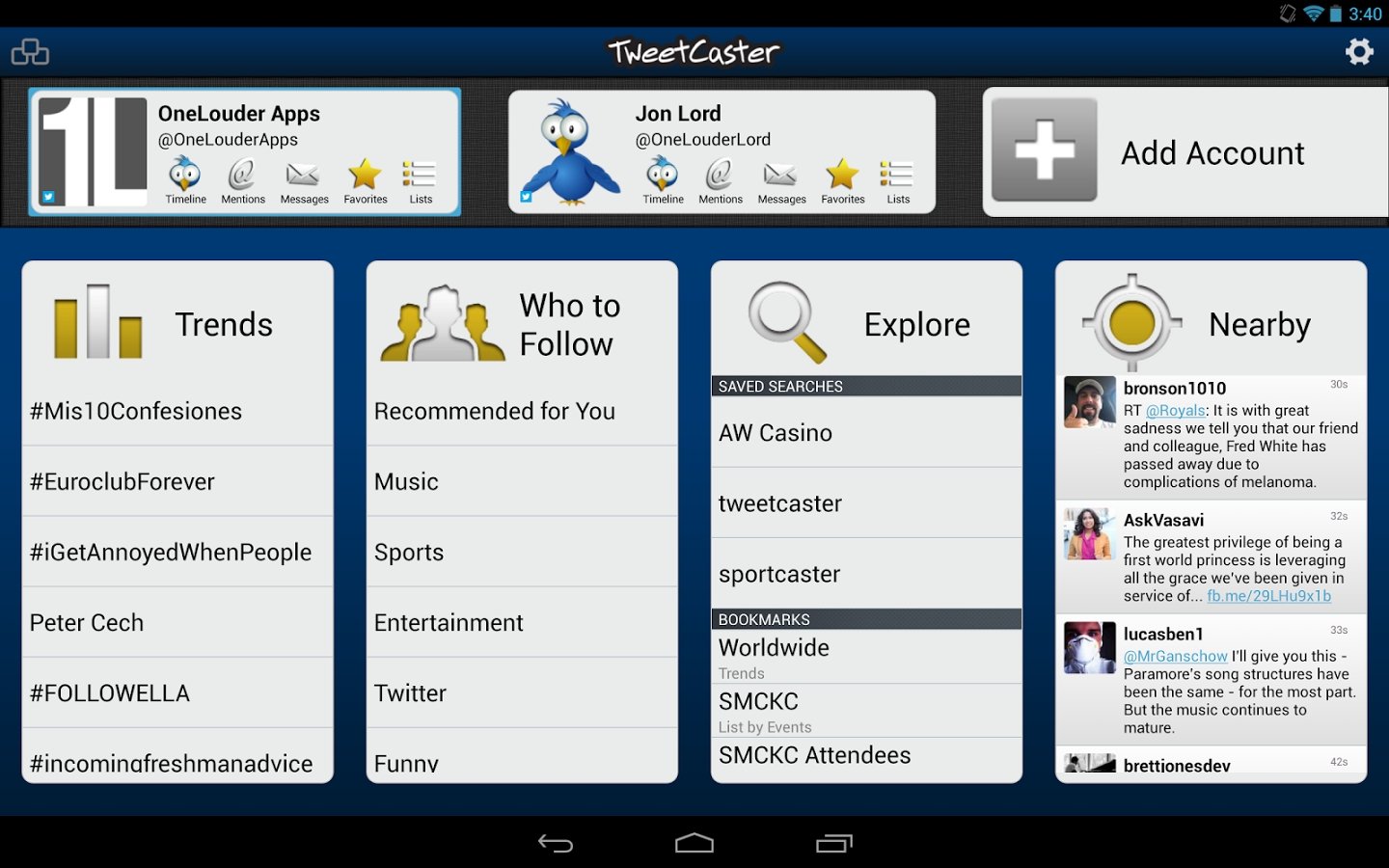 Tweetcaster 9 4 2 Android用ダウンロードapk無料