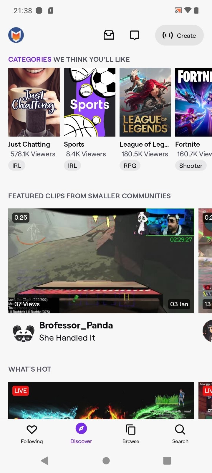 Twitch for Android - Download the APK from Uptodown