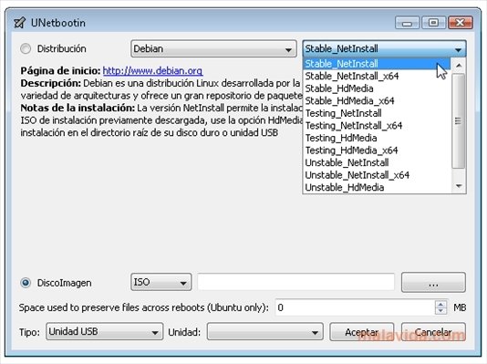 descargar unetbootin para windows