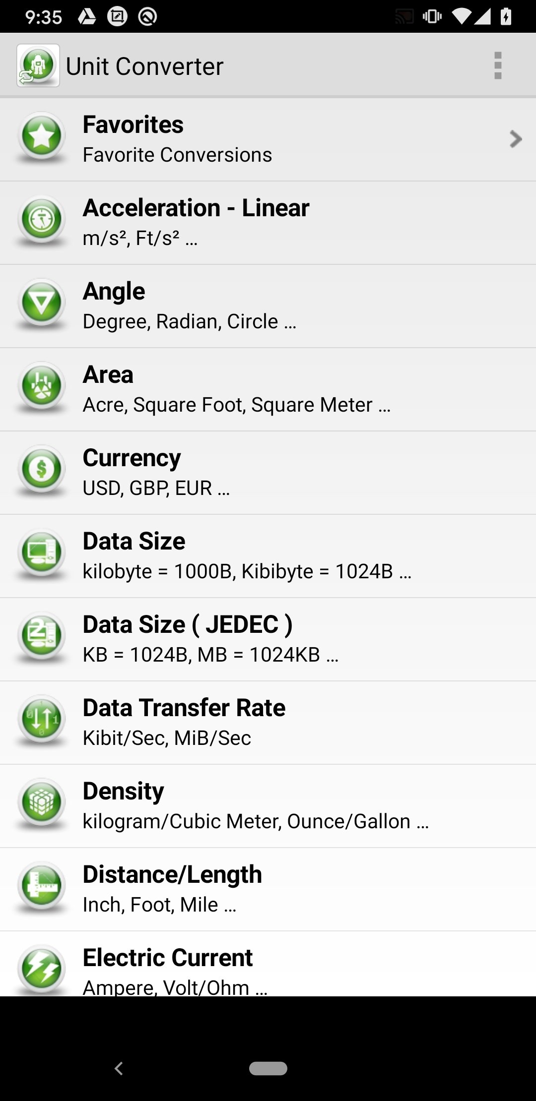 Download Unit Converter Android latest Version