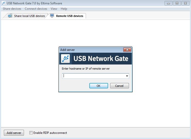 usb network gate with command line v7