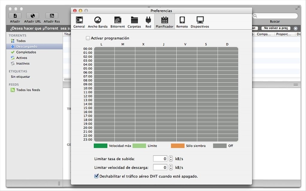 utorrent 1.8.7 mac best settings