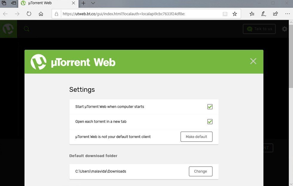 uTorrent Web 1.1.4.3435  Télécharger pour PC Gratuitement