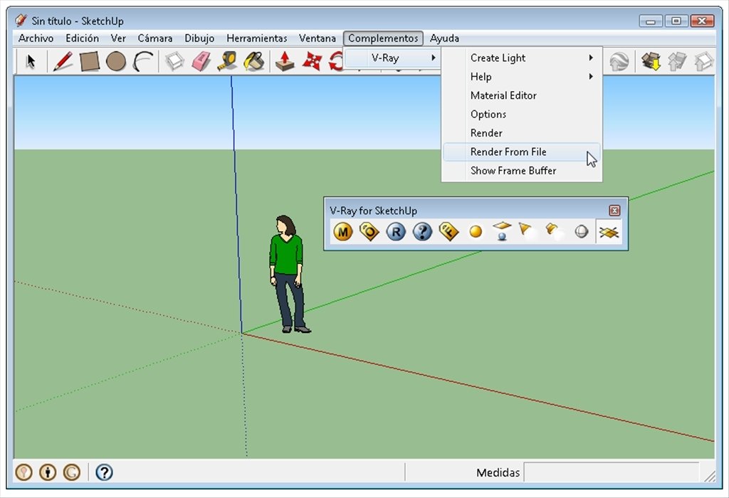 descargar vray para sketchup 2018 crack español